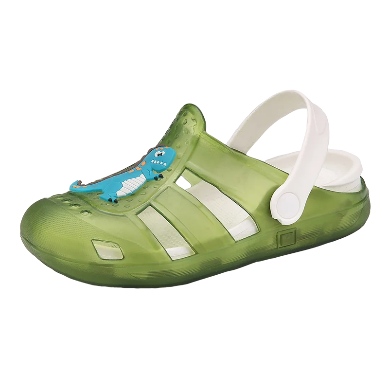 
New Style Cute Summer Kids Beach Sandal Croc Shoes Led Clear Children Boy Girl Lighted Clogs Slides 