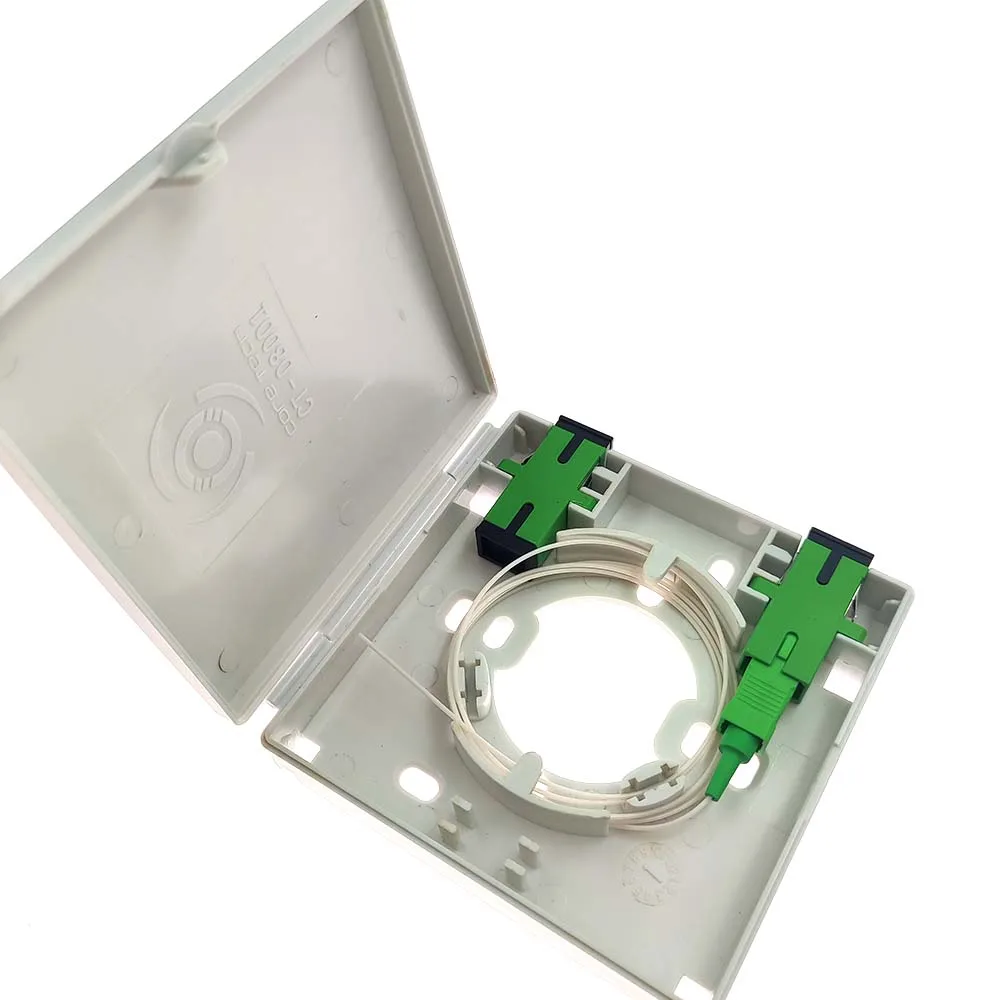FTTH box FIBERVISION 2 порта Ftth Волоконно-оптический выход Настенное Крепление клеммный блок доступа