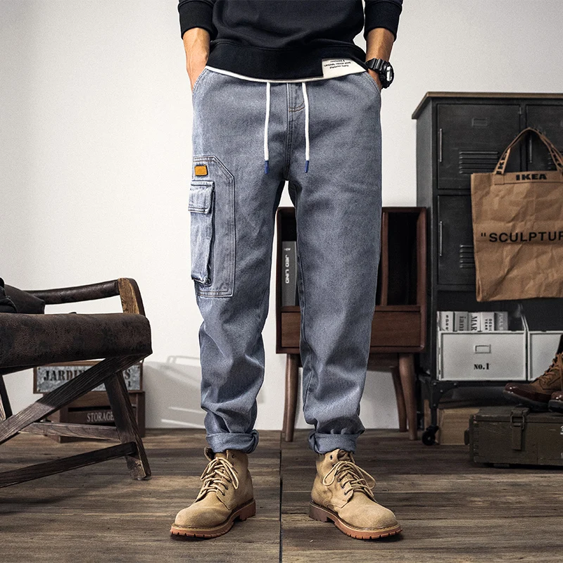 ANSZKTN JYF2258 M-8XL plus size jeans