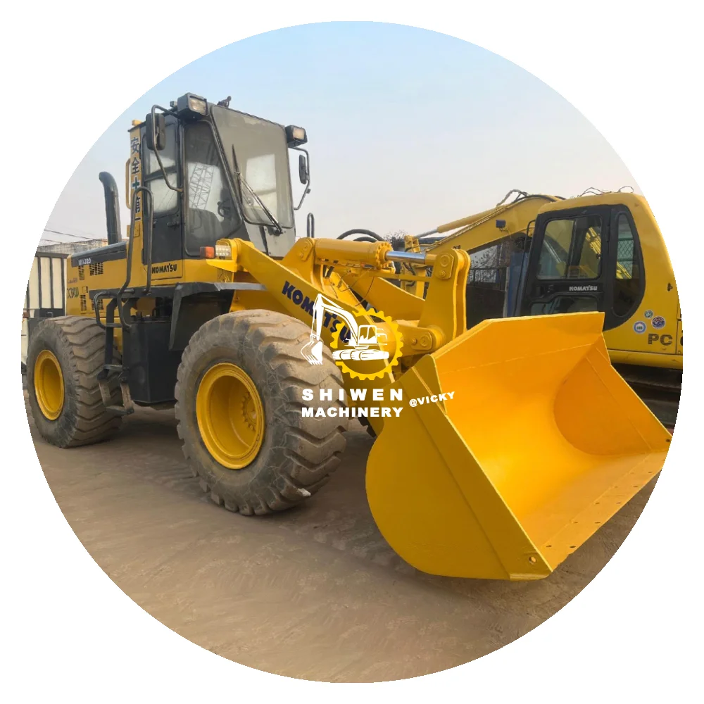 Used Komatsu WA320-5 loader, Komatsu WA320 WA380 WA300 WA600 front end loader 95% new Komatsu wheel loader price low on sale