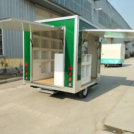 Flower shop mobile vending trailer customization build boutique shop cart container kiosk for sale