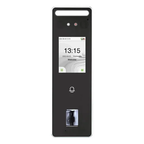 IP65 Waterproof Speedface V3L AI Face Recognition Time Attendance And Access Control Optional WIFI Wireless Access Control
