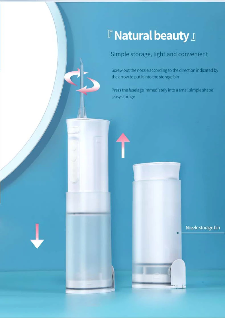  Portable Water Dental Floss Cleaner Electric Wireless Oral Tooth