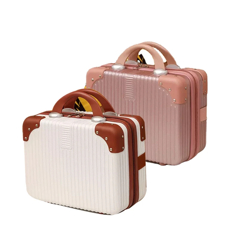 AMZ hot sale Korean style MINI 14inch  Cosmetic Case  with usb charging custom travel  Cosmetic Case