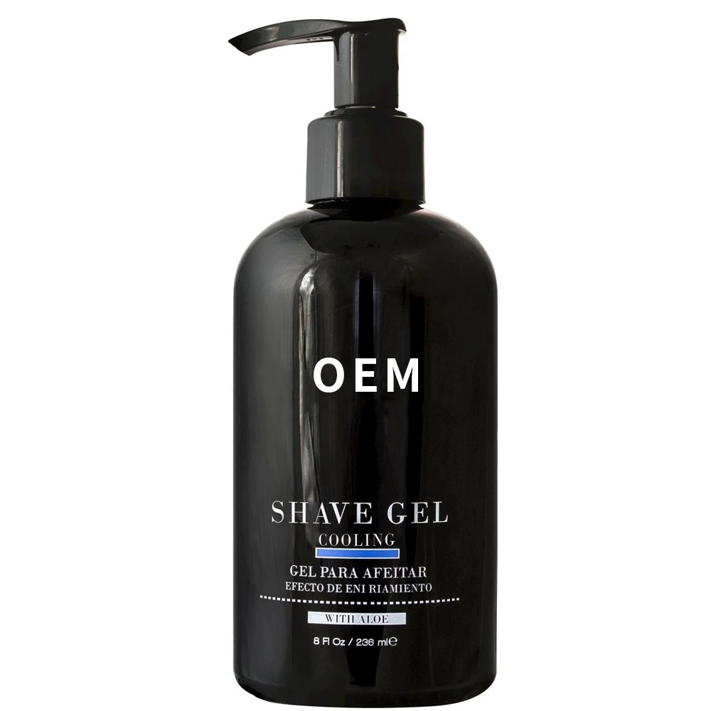 150ml OEM safte Razor Burn clear cooling beard shave mens shaving cream gel