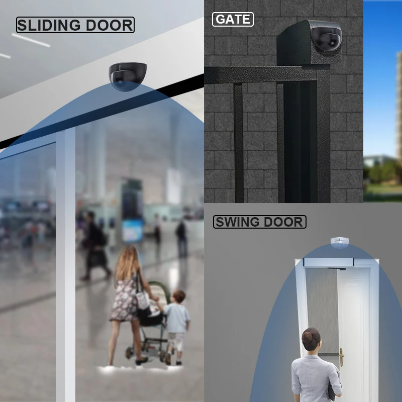 MS04 microwave sensor automatic sensor door motion sensor with high property chip