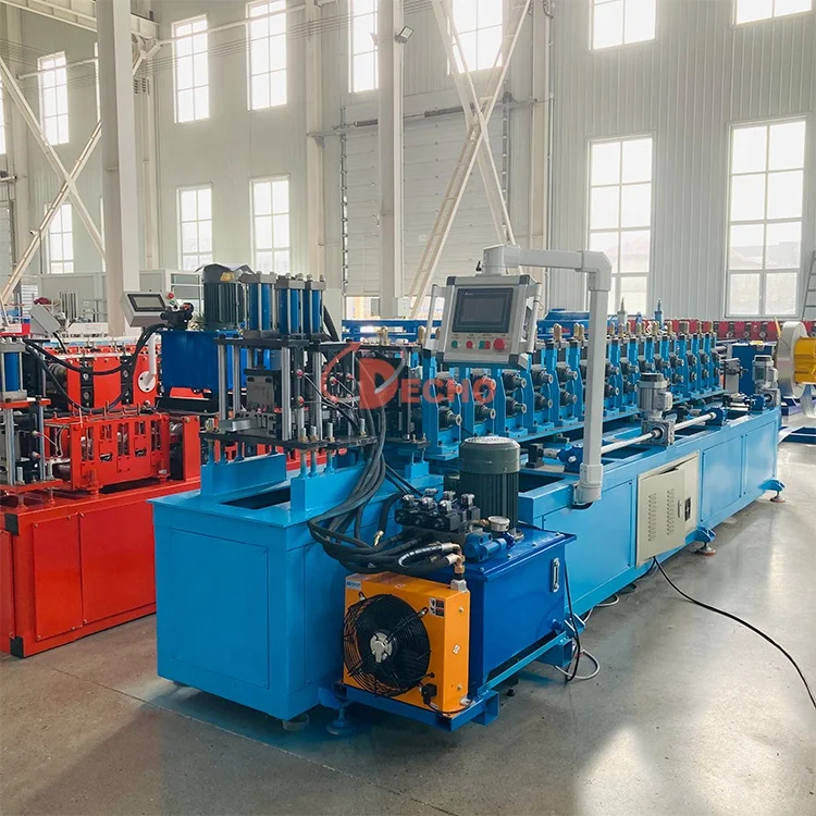 Fully automatic CU digit-type integrated keel machine, dual-model light steel keel cold rolling mill, high-speed changeable type