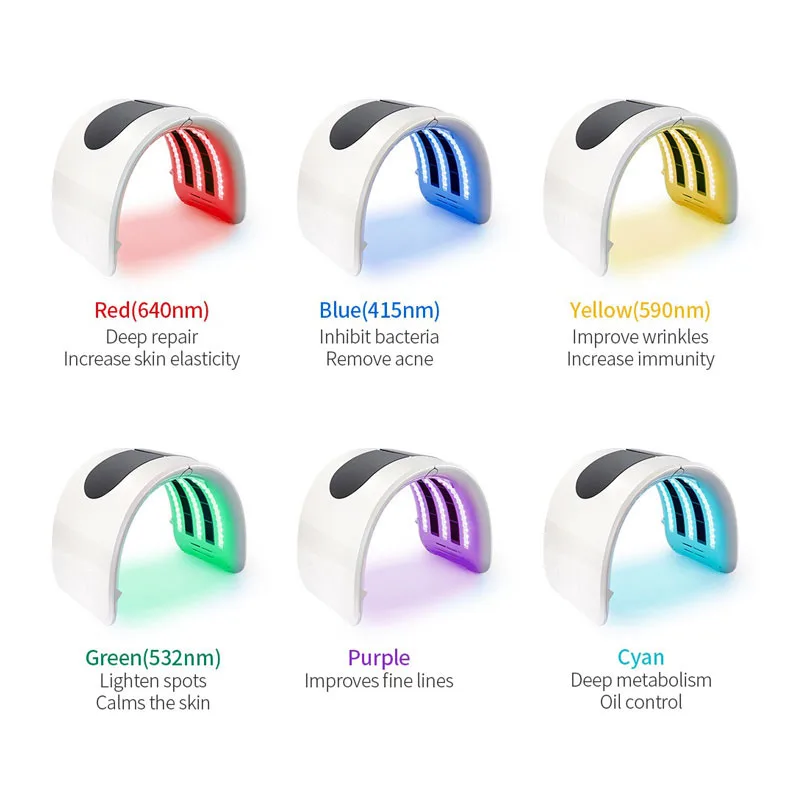 LED PDT Light Photon Therapy Facial Mask Multifunctional Skin Rejuvenation Device