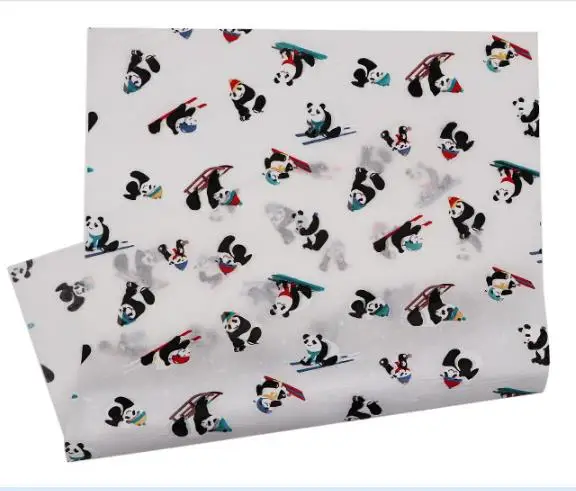 Custom Logo Snow Pear Beige Wrapping Tissue Paper Jewelry Perfume Packing Paper For Small Business