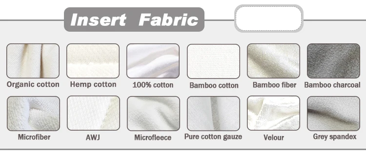 overlocking reusable microfiber cloth diapers with bamboo charcoal nappy inserts liner double gussets