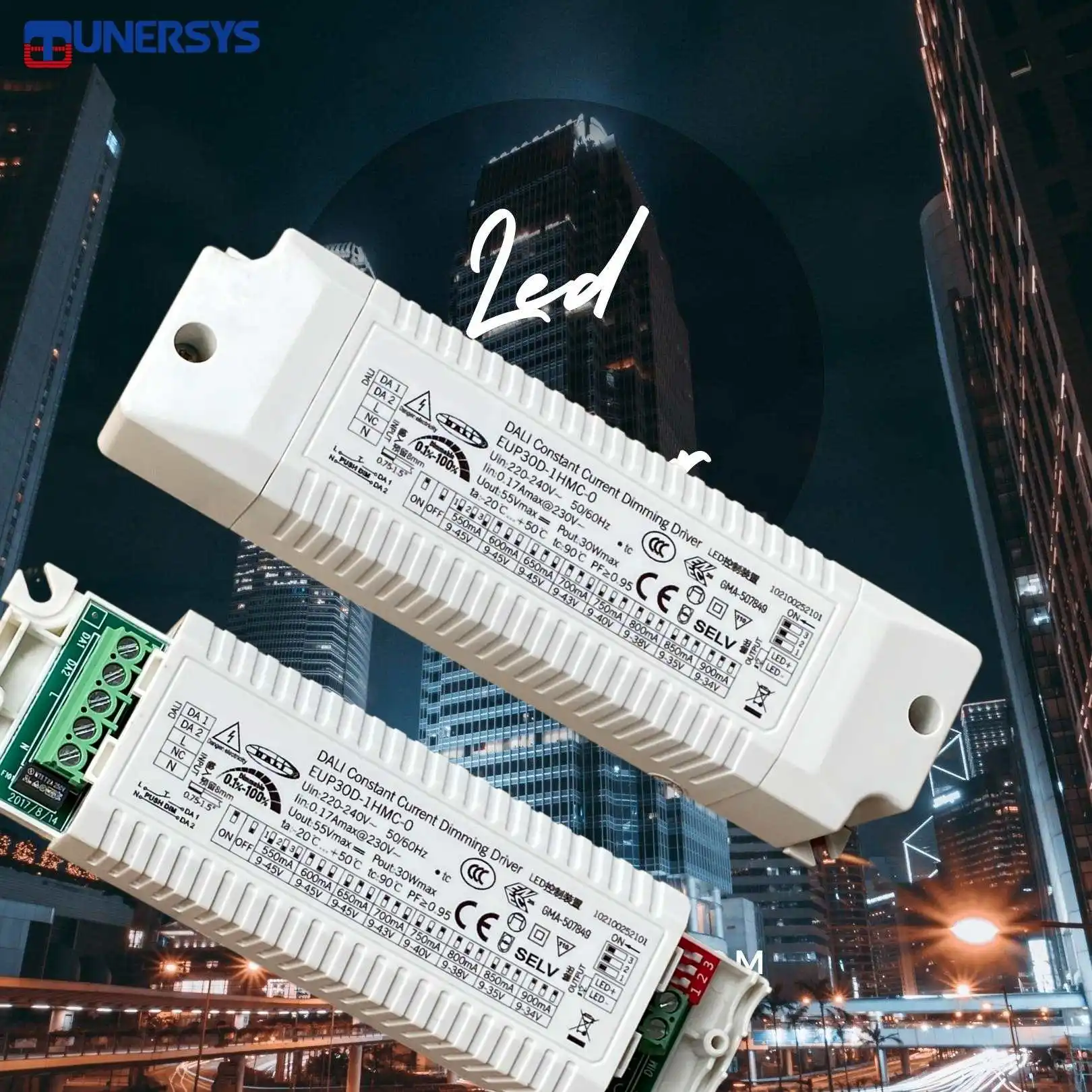 TUNERSYS 150w 3 Bit Ring Rgb Lightsaber 3-12v Class 2 Power Supply Unit Dali Led Driver