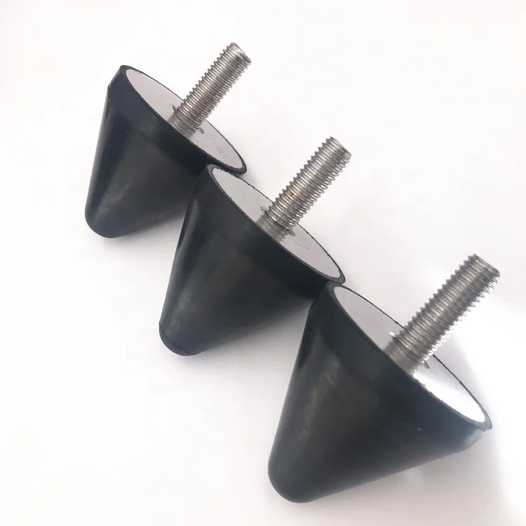 SWKS Stainless/Galvanized Rubber Mount Half Round Vibration Isolator Conical Rubber Damper