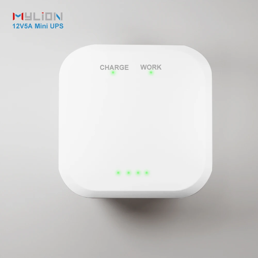 Резервное копирование батареи Mylion 12 В 5A Mini UPS для Wi-Fi маршрутизатора перезаряжаемый мини-ИБП портативный источник бесперебойного питания
