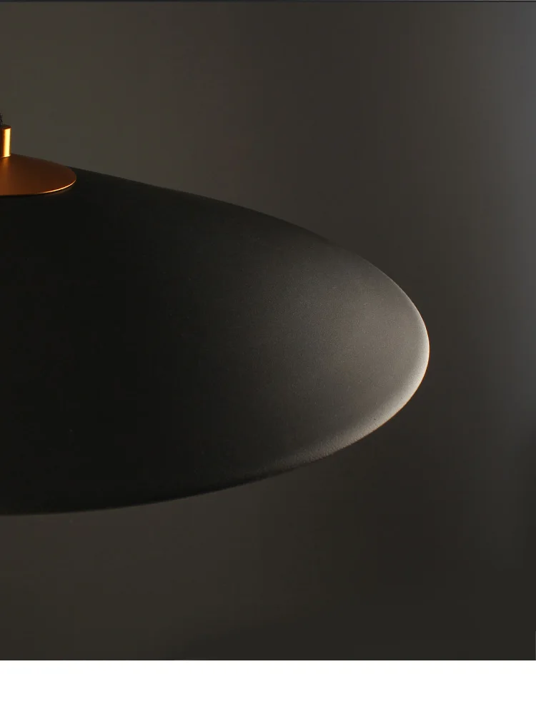 Aisilan customize small black aluminium cone shade drop light pendant lighting for kitchen island