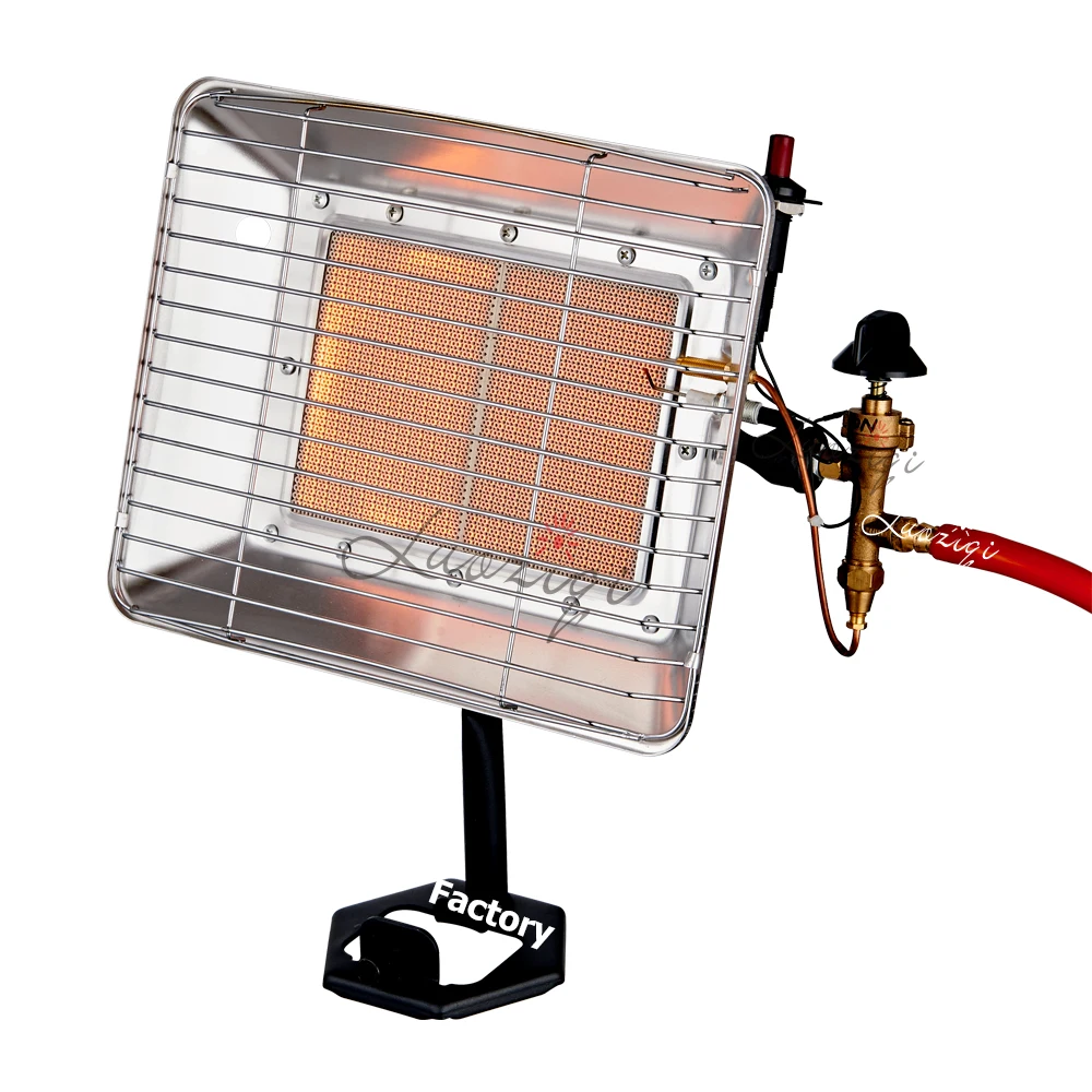 Good Quality Portable Mini Gas Heater Outdoor Tube Patio Propane Ceramic Plate Camping Gas Heater for Park