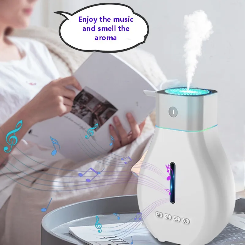 Bluetooth audio humidifier night light home pregnant women baby aromatherapy atomizing musical instruments  humidifier