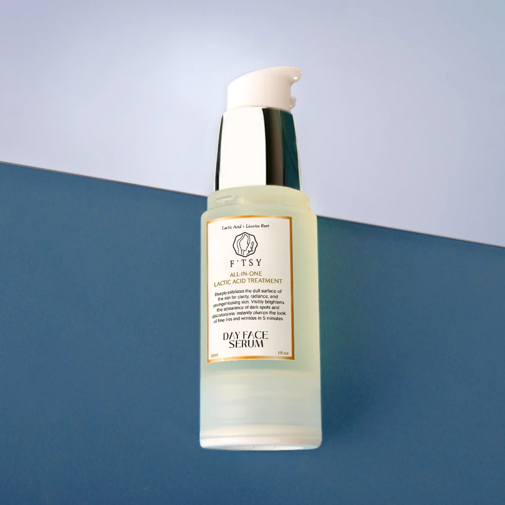 Vegan Lactic Acid Face Serum Whitening Anti-Wrinkle Liquid Lactobionic Acid Skin Wrinkle Reduction