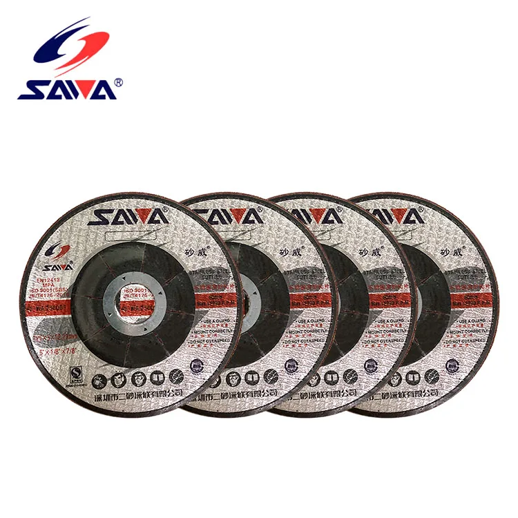 T42 125x3x22mm Fiber carbon steel cutting disc grinding wheel for aluminum