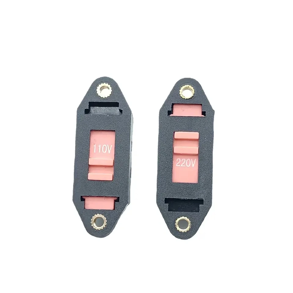 Переключатель напряжения 110 В в 220 В 6-контактный двухрядный слайд-переключатель