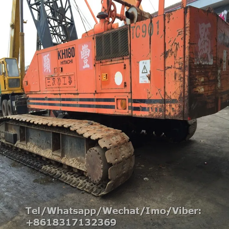 
Good Quality Used Hitachi KH180 50 ton Crawler Crane For Sale 