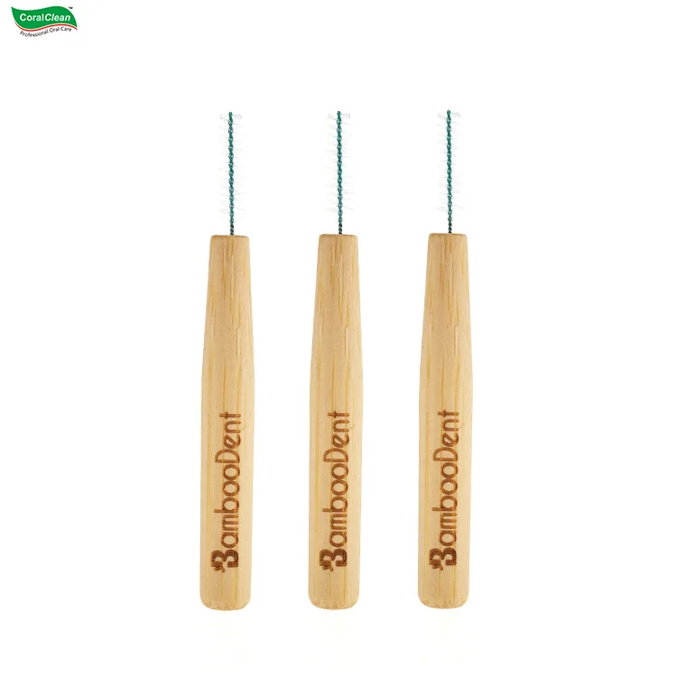 Biodegradable Bamboo Dental Box Gum Soft Interdental Brush Toothpick