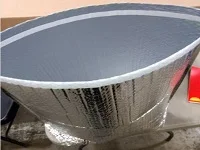 Inflatable Bottom Aluminum Foil Bubble Envelope Machine