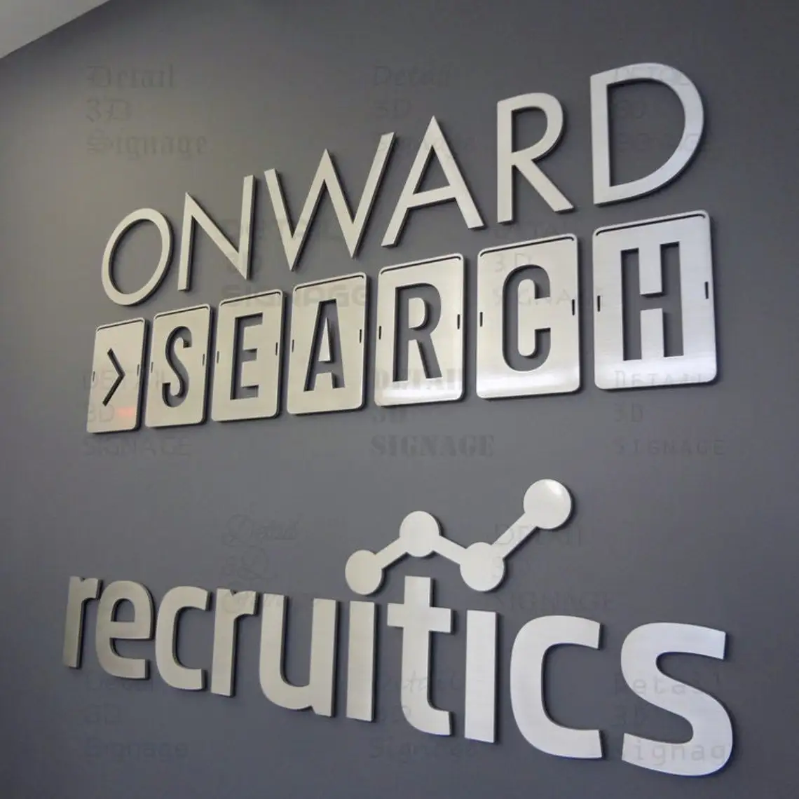 High Quality Manufacturing Custom Design Vintage Metal Signs Laser Cut 3d Letter Sign