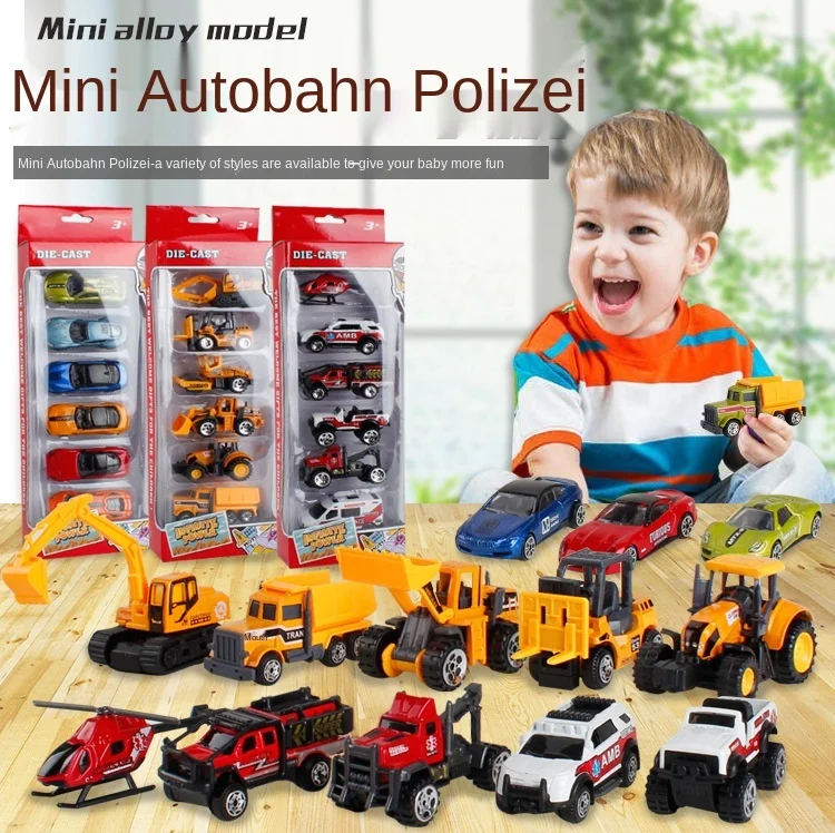 Детский автомобиль Фермер игрушка набор От 1 до 3 лет для маленьких мальчиков игрушка автомобиля металла монтируемая Автомобильная Модель Экскаватора