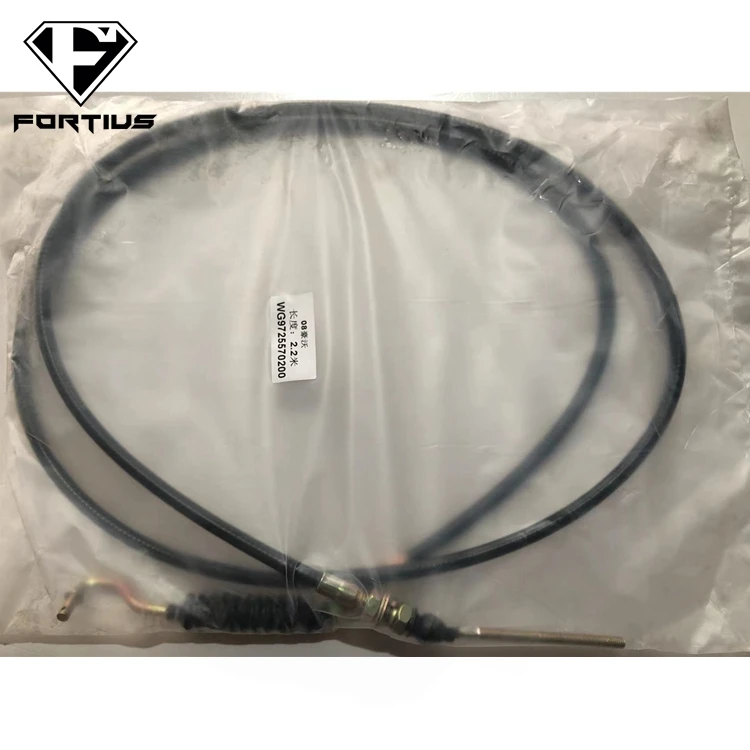 Кабель дроссельной заслонки грузовика Cnhtc Sino WG9725570200 кабель управления заслонкой 2 м запчасти для аксессуары Прямая поставка с