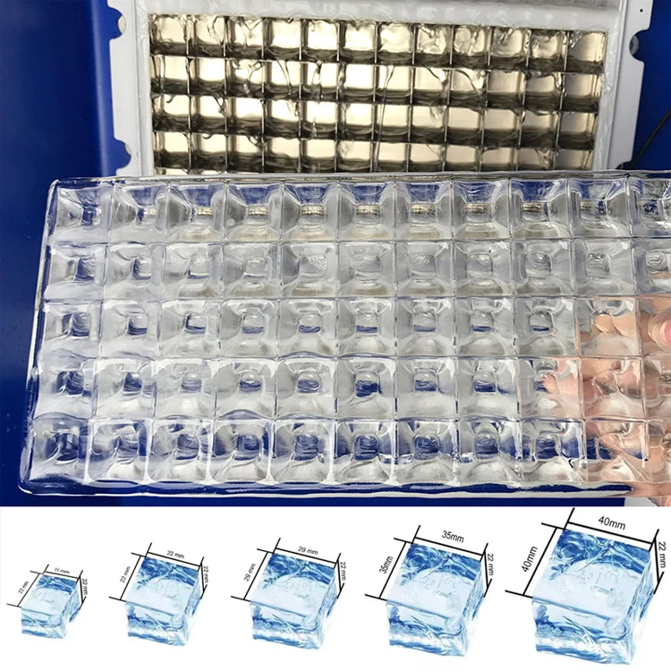 High Productivity 150kg~500kg Per Day Cube Ice Machine Edible Ice CE Ice Cube Maker
