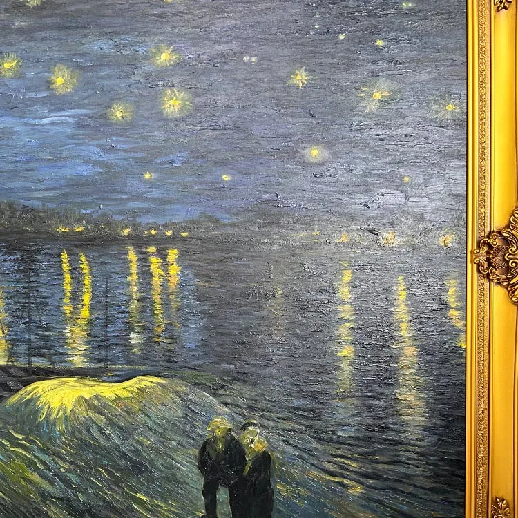 Van Gogh Starry Sky Painting Canvas Painting Classical Oil Paintings Reproduction Large Modernpaintings and Wall Arts Classic