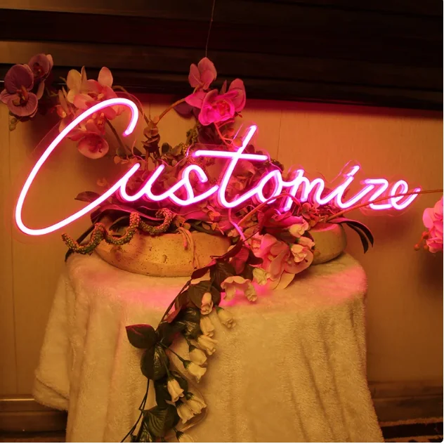 High face value Custom Wedding 3d Decoration Logo Letter Led Flexible Neon Neon Light Neon Light