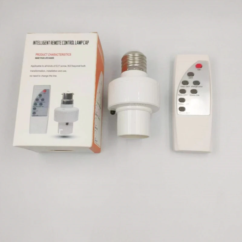 Hot sell Smart Remote Control E27 smart led bulb Smart Wifi Wireless Remote Socket Adapter E27 lamp Holder