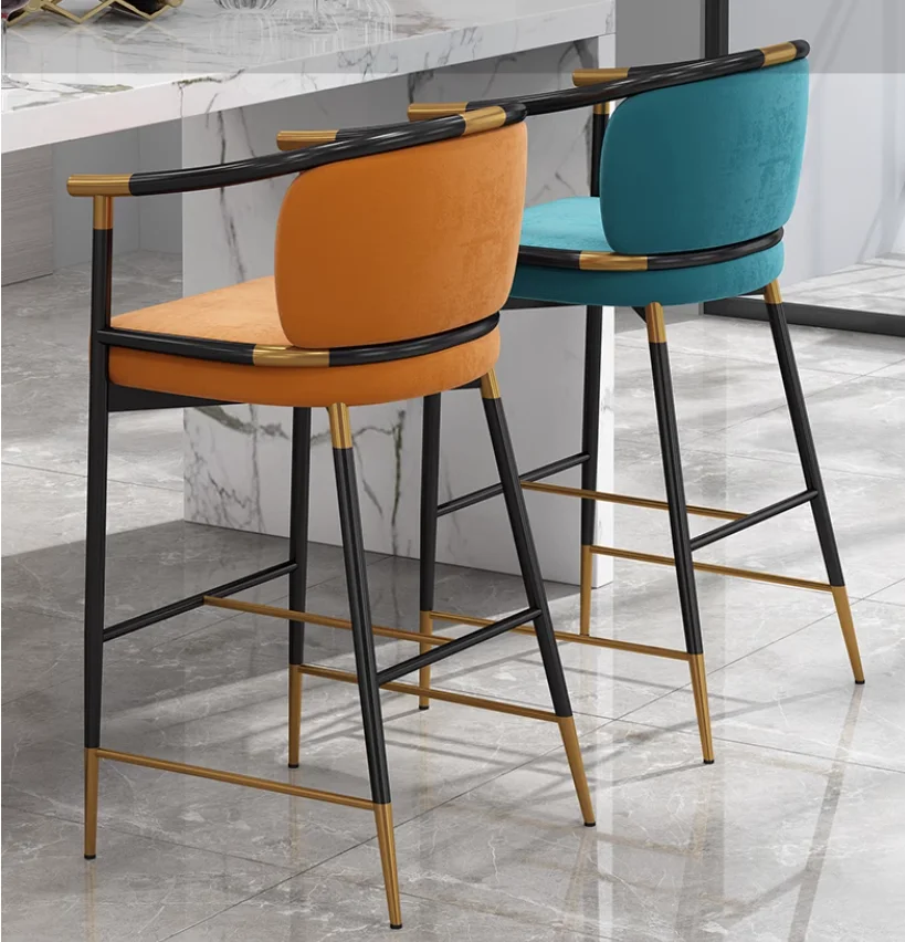 Bar Furniture chair wholesale Bar chairs for restaurant Recommended Commercial Cheap Steel Stools