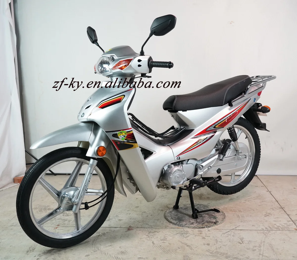 Super cub 2022 newest hot selling cub motorcycle 125cc gax saving silver color motorcycle