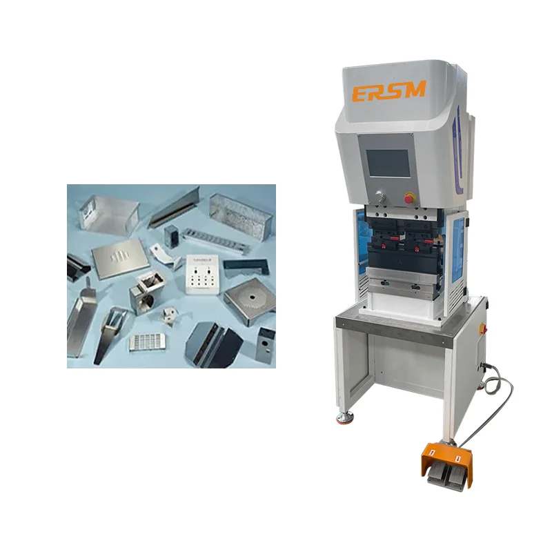 High Precision 6Ton 400mm Bending Length 2-3 axis Single Servo Motor Mini Electric Press Brake