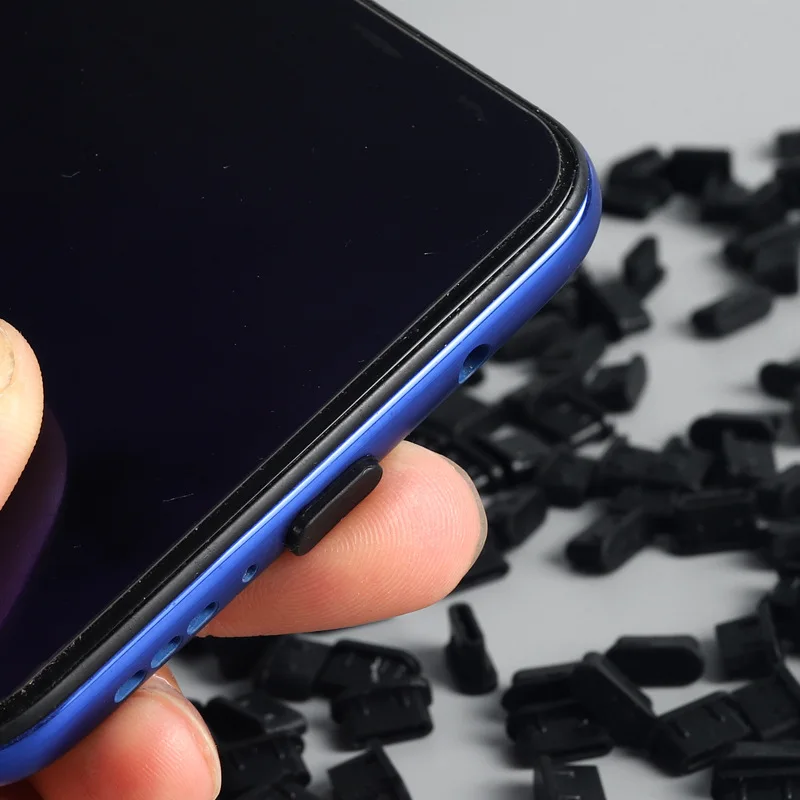 Силиконовая Пылезащитная заглушка Type-C для USB-порта зарядки защитная крышка зарядного