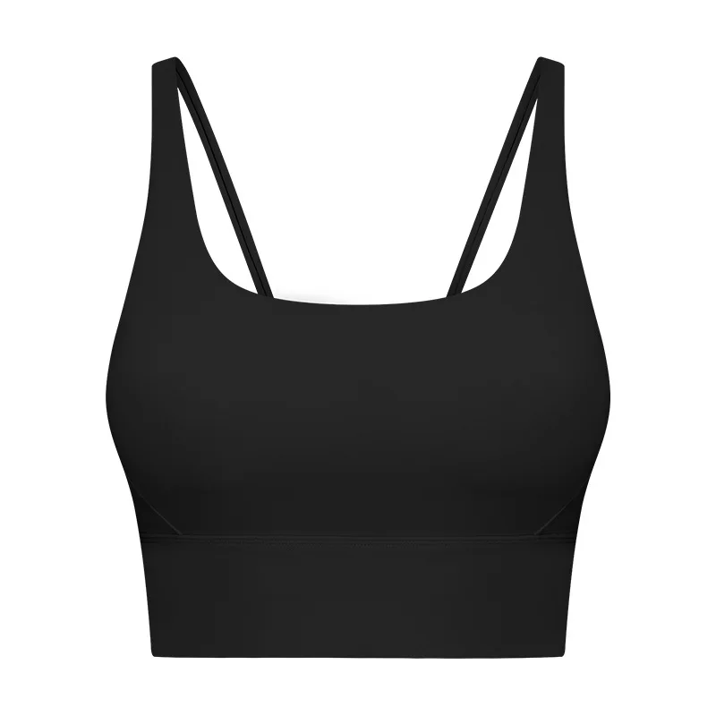 2022 NEW High Strength Shock-Proof Top-up V-shaped Thin Straps Cross Beautiful Back Katrina Kaif Hot Sexy Suppliers Sports Bra