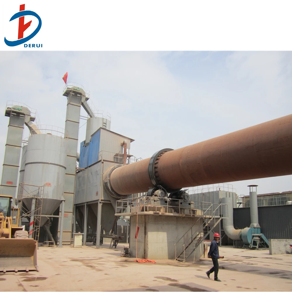 industrial rotary kiln limestone calcination furnace quick lime calcining kiln equipment factory