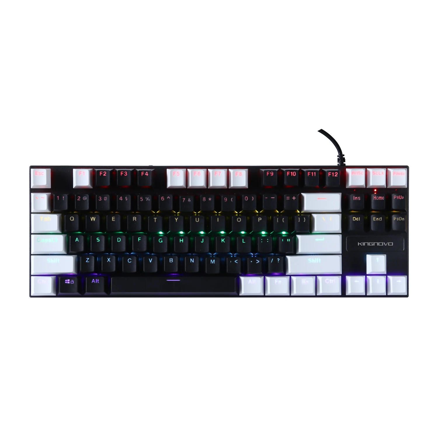 Gaming combos all keys no punch wired USB mechanical keyboard 6D RGB game mouse noise reduction headset Support multiple OEM