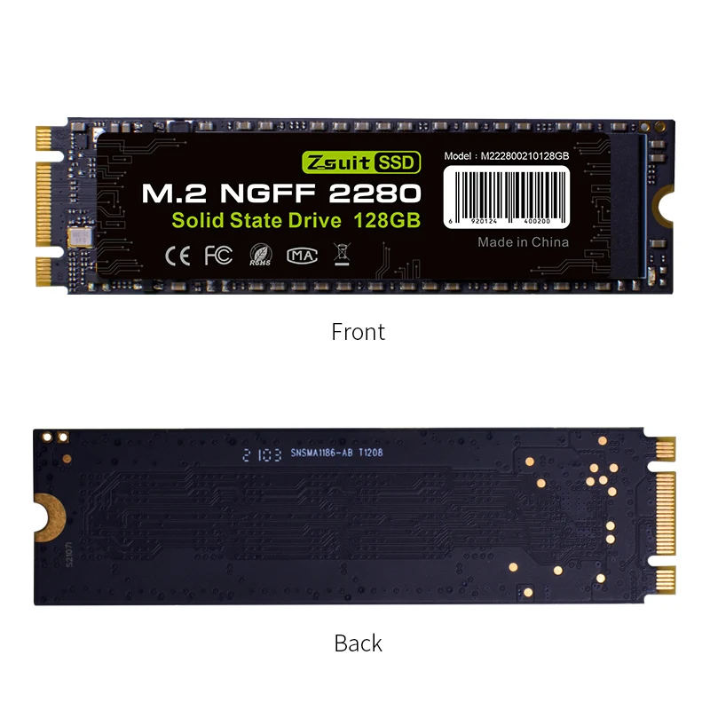 ZSUIT M2 1TB PCIe NVMe 2280MM M.2 SSD Internal Solid State Disk Drive Hard Disk For Laptop Desktop