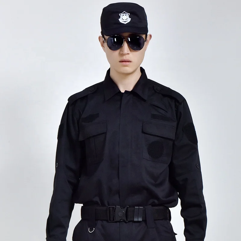 Black Guard Combat Uniform/smuralor Guard 20 Sets Summer,summer S-3XL Short Sleeve Shirts Security Uniform Jacket for Guard