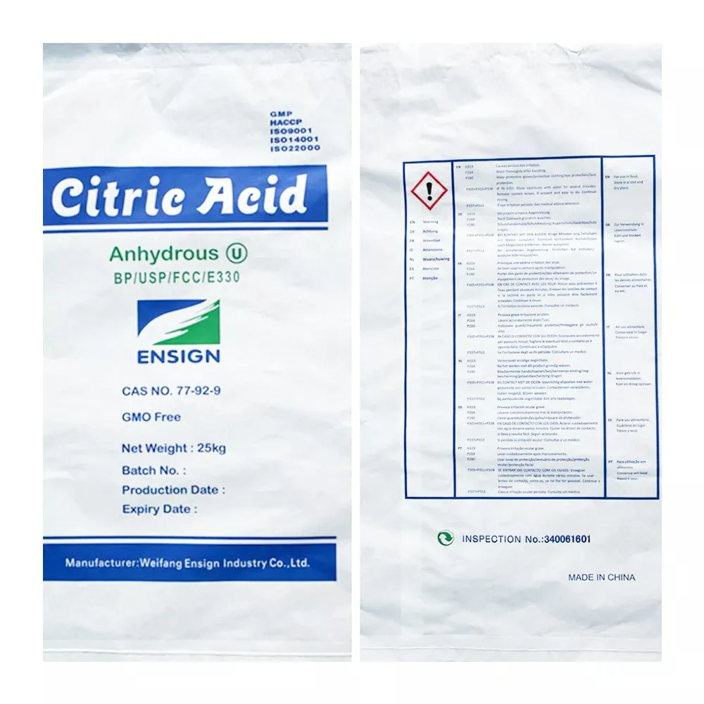 Factory price wholesale bulk food grade citric acid monohydrate price