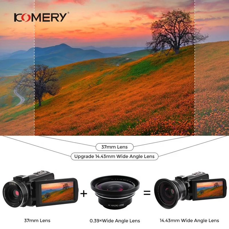  Amazon Новинка 4K Ultra HD Цифровая Wi-Fi живая камера с внешним микрофоном и светодиодной подсветкой