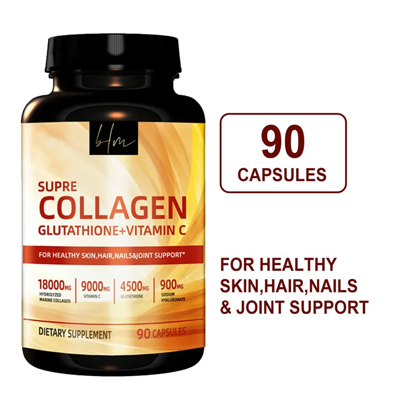 multi functions health care skin whitening collagen capsules supplement vitamin c tablets l-glutathione capsule collagen pills
