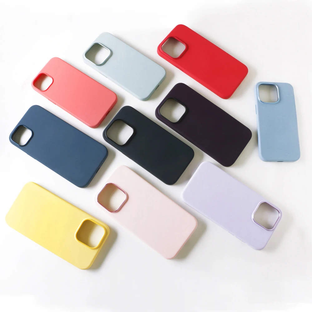 Ultra Thin Candy Color Matte Magnetic Soft Silicone PC Back Cover Phone Case For Iphone 12 13 14 Pro Max