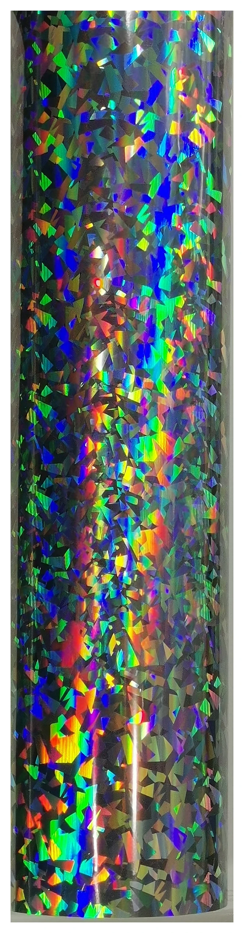 Hot sale colored gold broken glass thermal laser film for product packaging appearance