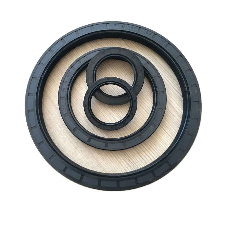 Double Lip High Temperature Resistant NBR FKM Rubber Seal TC Oil Seal with High Quality
