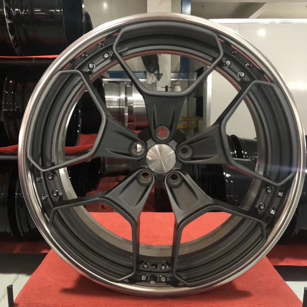 Pengzhen manufacture forge 18 19 20 21 22 24 inch jwl via 5 spoke passenger car wheels for cadillac escalade