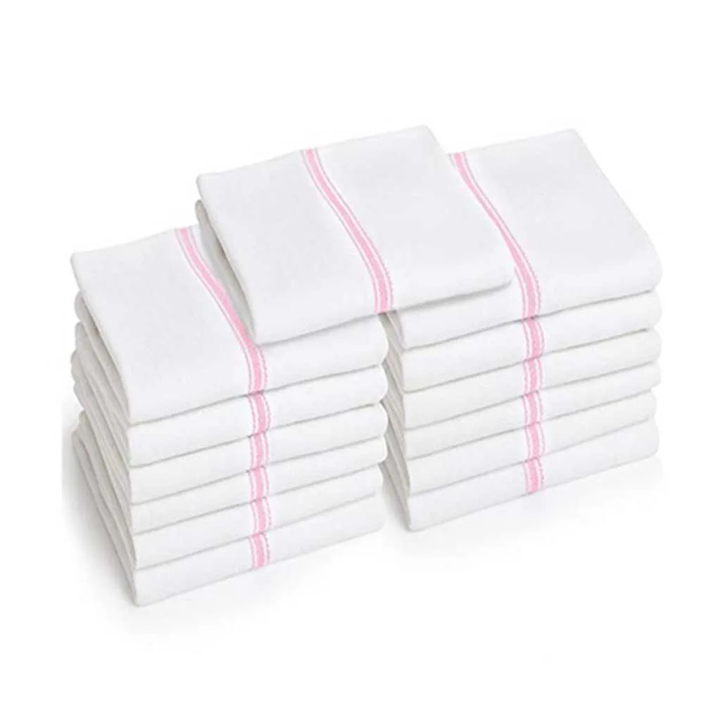 
100% cotton small check terry towel two colour alternate terry towel 